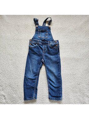 Vintage Jordache Jean Denim Overalls Youth Size 4T Pant Bib